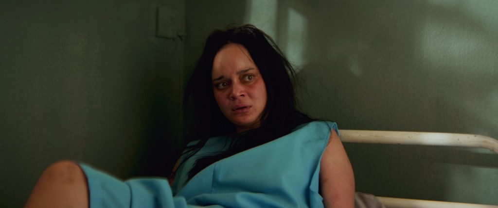 Fractured still — hospital scene